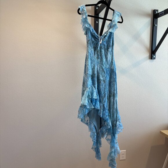 Urban Outfitters Lace Hyacinth midi dress in Blue-Size Small Fairy dress - Picture 4 of 8